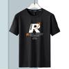 Fabricante da Fonte Camiseta de Manga Curta em Seda Gelo Verão Secagem Rápida Esportiva Moderna Tamanho Grande Solta Masculina Estampada