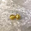 Aretes de Metal Estilo Lujo Ligero Europeo y Americano Cepillados Bola Escarchada Amor Aretes Estilo Frío Avanzado Aretes Geométricos de Moda