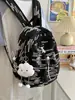 Mochila Escolar de Alto Valor da Moda Transfronteiriça para Alunas do Ensino Fundamental e Médio Design de Nicho Simples Mochila Versátil