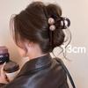 Pinza Grande para el Cabello Color Café para Mujeres con Cabello Grueso, Pinza Tiburón de Alta Gama para el Cabello en la Parte Posterior de la Cabeza, Pinza Elegante para el Cabello Grueso