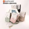 Cartera vertical para teléfono móvil con monedero y bolsa pequeña, bolsa multicapa para teléfono móvil, bolsa simple con flores, bolsa multifuncional para teléfono móvil, bolso cruzado para mujer