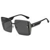Nuevas gafas de sol cuadradas para mujer 2022, sentido de alta gama, popularidad en Internet, personalidad, gafas de marca grande, gafas de sol de moda de montura grande al por mayor