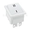 Kcd4 Interruptor de Seis Pines de Dos Velocidades con Forma de Barco Interruptor Basculante de 6 Pines y 2 Velocidades 31*24mm Botón Certificado Americano Etl