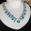 Colar Colar Corrente Clavícula Zircônia Pingente Gota d'Água Estilo Coreano Estilo Ins, Luxo Leve e Sofisticado, Colar Versátil de Moda Personalizado para Mulheres