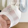 Calcetines de Hilo de Seda Helada para Mujer Antideslizantes que no se Caen Calcetines de Algodón Puro para la Parte Inferior Calcetines de Zapato Finos de una Sola Capa de Verano con Boca Baja Calcetines Invisibles Cortos