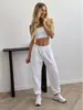 Pantalones de Chándal Deportivos Casuales de Cintura Alta Sueltos de Moda para Correr, Primavera 2025, Europeos y Americanos, Amazon