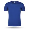 Camiseta deportiva personalizada de secado rápido, cuello redondo, adecuada para maratón, bádminton, carrera al aire libre, transpirable, se puede imprimir con logo personalizado