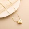 Pingente Fadeless Elegante Fashion Aço Titânio Senso Amoroso Amor Nicho Ins Colar Aço Inoxidável Luz Luxo Alto Senso Clavícula
