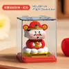 Gato da Sorte Automático Acenando Gato da Fortuna Estatueta, Estatueta do Deus da Fortuna, Ornamento de Bênção Automático Acenando, Estatueta de Cabeça Sacudindo, Decoração de Carro