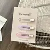 Nuevo Clip para el Cabello Sin Costuras con Lazo Estilo Coreano Versátil Clip Lateral para Flequillo de Niña Set Dulce de Clips para el Cabello de Acrílico para Mujeres