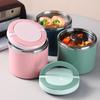 Fiambrera Isotérmica de Acero Inoxidable Gran Capacidad Cubo Isotérmico para Entrega de Comida Fiambrera para Estudiantes Taza para Desayuno Tazón para Sopa Japonés
