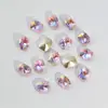 Cristal K9 Diamante Cor Clara Cognac Rosa Base Pontiaguda Multifacetado Super Brilho Cor de Unha Diamante Gota d'Água Quadrado Gordo Coração Diamante Joia