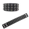 Pulseiras de Couro com Rebites Moda Europeia e Americana, Rebites Personalizados Não Convencionais, Pulseiras de Couro Punk Hip-Hop, Atacado de Joias