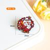Broche de calabaza de pavo de Acción de Gracias europeo y americano con diseño de dibujos animados, insignia de metal para fiestas, accesorios para bolsos y ropa, pequeños regalos.