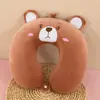 Almohada en Forma de U de Espuma Viscoelástica, Almohada de Viaje para el Cuello, Almohada para Dormir en Avión, Almohada para el Cuello, Almohada de Soporte Cervical para la Columna Vertebral, Almohada Portátil en Forma de U