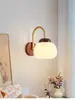 Pared de Fondo de Sala de Estar Lámpara de Pared de Mármol Nórdica Post-Moderna Luz de Lujo Artística Creativa Lámpara Decorativa Lámpara de Pared junto a la Cama con Cadena