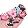 Dibujo Animado Transfronterizo del Día de la Madre Pequeños Accesorios Planos Parche Suave de PVC Funda para Teléfono Móvil Accesorios para el Cabello Accesorios de Joyería DIY