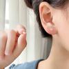 Pendientes Pequeños Mini de Piedra Ojo de Gato Verde Aguja de Plata Esterlina 925 Pendientes Simples Diarios para Perforaciones de Oreja Pendientes de Verano para Mujer
