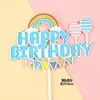 Decoração de bolo Fenda do Biquíni moradores de Fenda do Biquíni peixe passant divertido peculiar desenho animado figura ornamento inserção