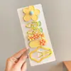 Presilhas de Cabelo Coloridas Dopamine para Meninas, Grampos Laterais, Presilhas Bico de Pato para Testa de Meninas, Acessórios de Cabelo
