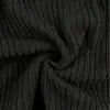 Suéter de Punto con Cuello Halter y Cuello Redondo, Nuevo Estilo de Primavera, con Corte Cruzado, para Mujer, Jersey de Manga Larga, Capa Base Ajustada con Superposición Calada
