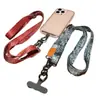 Lanyard Largo Cruzado para Teléfono, Ajustable y Resistente, Correa para el Cuello para Viajes al Aire Libre y Compras, Correa de Teléfono con Tarjetero, Moderno
