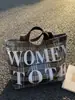 Bolsa Tote de Comercio Exterior para Mujer, Bolsa Tote de Gran Capacidad, Bolsa para Estudiante Universitario y Viajero, Bolsos de Mano, Transfronterizo para Mujer