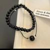 Pulsera Colgante de Flor de Durazno de la Caperucita Roja Explosiones Melocotón de la Suerte Pulsera de Cuerda de Mano de Temperamento Dulce de Nicho Femenino Joyería de Mano Regalo