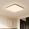 Pacote Combinação para Casa Toda Lâmpada de Sala de Estar Estilo Meio do Século Grão Nogueira Lâmpada de Teto Espectro Completo Proteção para os Olhos Quarto Sala de Jantar Lustre
