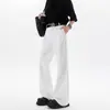 Pantalones de campana extendida para hombres altos, primavera y verano, pierna recta, pantalones cimitarra, talla grande, ambiente americano, pantalones casuales