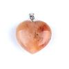 1210-cristal natural piedra semipreciosa colgante de amor engrosado 30 mm corazón de amor llavero colgante accesorios