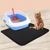 Tapete para Caixa de Areia de Gato Eva Espessado de Camada Dupla, Lavável, Anti-respingo, Caixa de Areia para Gato, Acessórios para Gato
