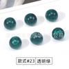 Botón Cheongsam Grueso Colorido Estilo Nacional Imitación Jade Botón de Perla Pequeña Botón de Cuentas Hanfu Botón de Cuentas para Camisa Camisa