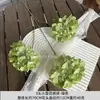 Flor Artificial de Hortênsia 3 Cabeças Pintura a Óleo Hortênsia Decoração de Casamento Flor Falsa Layout do Quarto de Casamento Arranjo de Flores Linha Alta Material de Flor