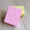 Algodão de banho com impressão de desenho animado PVA de alta densidade absorvente com bloqueio de água esponja limpadora azul PVA toalha de limpeza para raquete de tênis de mesa
