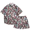 Traje Casual Estilo Harajuku Havaiano Masculino Camisa Floral Japonesa Nova Versátil Moda Tendência Camisa Masculina Relaxada