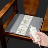 Cojín de lana de moxa con calefacción eléctrica para uso en la oficina y el hogar, almohadilla térmica de terapia de moxa para estar sentado durante mucho tiempo, compresa caliente para los glúteos, cojín de asiento de terapia de moxa