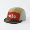 Gorra con letras coloridas, gorra de béisbol color-block de moda, gorro cálido y a prueba de frío para bebé