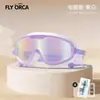 Gafas de Natación, Venta Caliente Transfronteriza Impermeables Antivaho Galvanizadas para Adultos con Marco Grande, Equipo y Suministros de Natación al por Mayor