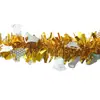 Decoración Navideña Campanas Guirnaldas de Lentejuelas Cintas Serpentinas Tiras de Color Denso Decoraciones para Fiestas Festivas Suministros para Árbol de Navidad Adornos