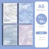 B5eva Goma Antifreeze Amigable con la Piel Cubierta para Cuaderno Estudiante Junior Preparatoria Oficina Espesor de Alto Valor Cuaderno A5