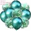 Conjunto de Balões Lantejoulas para Festa de Casamento Balões Lantejoulas Metálicos 12 polegadas Decoração de Aniversário Balões de Látex Balões Metálicos