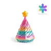 Árbol de Navidad Nuevo Imposible Transfronterizo Árbol de Navidad Navidad Impresión 3D Push Pop