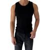 Cintura de sentido avanzado hilo de costura apretado elástico secado rápido transpirable para hombre verano sin mangas fitness entrenamiento deportivo traje