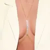 Accesorios sencillos para el pecho, ropa interior sexy y brillante, accesorios a juego, cadena corporal para la playa, nuevo transfronterizo