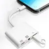 Adaptador OTG es Adecuado para Apple Tipo C y Android Tres en Uno Convertidores para Conectar Teclado, Ratón y Computadora USB 3.0