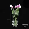 Balde Acrílico Transparente para Flores Frescas Tamanho Grande Buquê de Flores Frescas Balde para Cultivo de Flores Floricultura Loja de Flores Uso Especial