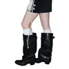 Botas de tacón grueso Maillard negro retro de cintura alta de pierna ancha para mujer 2026 nuevo otoño e invierno punta fina botas altas de equitación