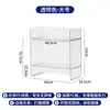 Mueble Lateral de Sofá para Sala de Estar Minimalista Moderno Gabinete de Almacenamiento Gabinete de Almacenamiento de Pie Estante de Almacenamiento para Baño Gabinete de Almacenamiento Transparente