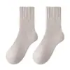 Meias de Lã Masculinas Outono e Inverno Meia-Calça Grossa com Forro de Lã Resistente ao Frio de Inverno do Nordeste Meias Masculinas de Caxemira